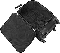 Vista 3 de Kipling Darcey - Maleta de mano pequeña de 22 pulgadas para mujer, nailon, ruedas giratorias de 360 grados, Negro (Black Speckled), Darcey - Maleta