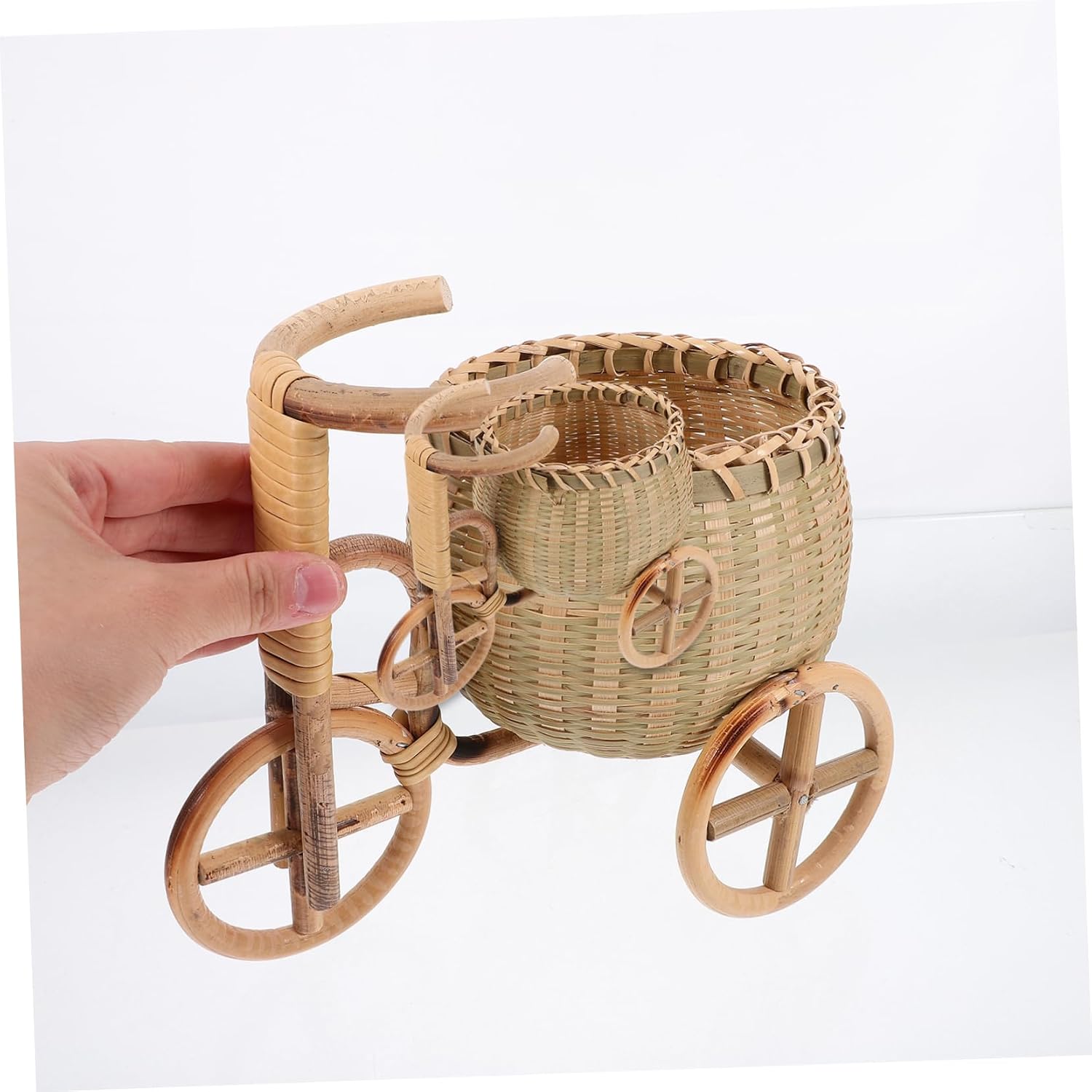 Versatile Storage Basket Bamboo Woven Basket Candy Storage Shower Party Decoration