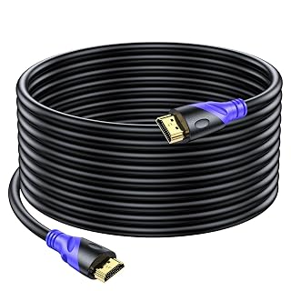 4K/60HZ HDMI Cable 10M (HDMI 2.0,18Gbps) High Speed Gold Plated Connectors,Ethernet Audio Return,Video 4K,FullHD1080p 3D Compatible with Blu-Ray,TV, Playstation, PS3, PS5, PC, HDTV - Amazon product rated Grade A