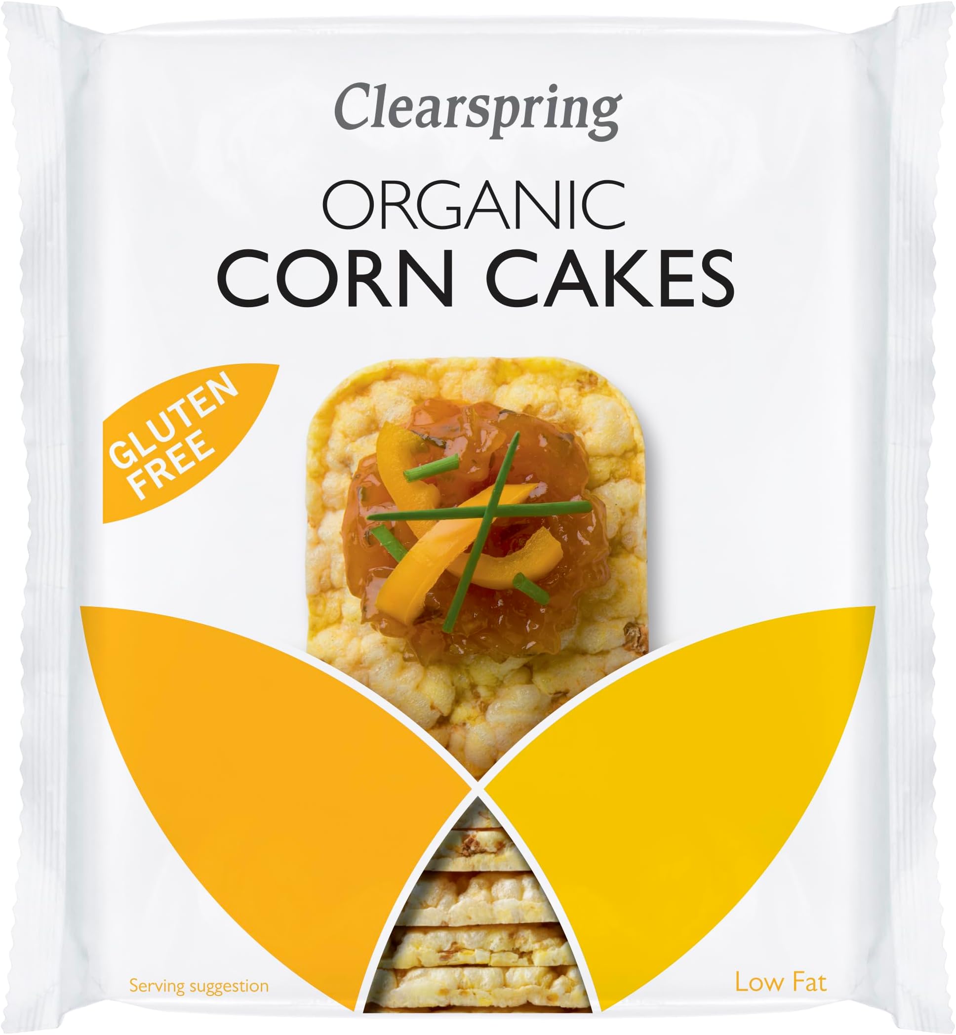 Clearspring Organic Corn Cakes - Lightly Salted