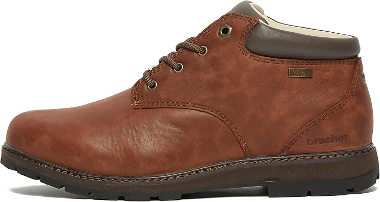 Brasher Men's Country Traveller Waterproof Leather Walking Shoes, Men's Hiking Shoes, Hiking & Outdoor Recreation Footwear