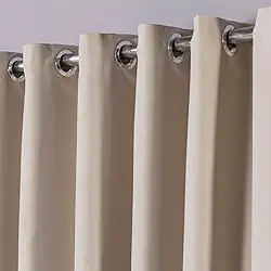 Cortina Blackout Tecido Para Sala, Quarto, Escritório 3,00 m x 2,80 m Corta 100% a Luz (Palha)