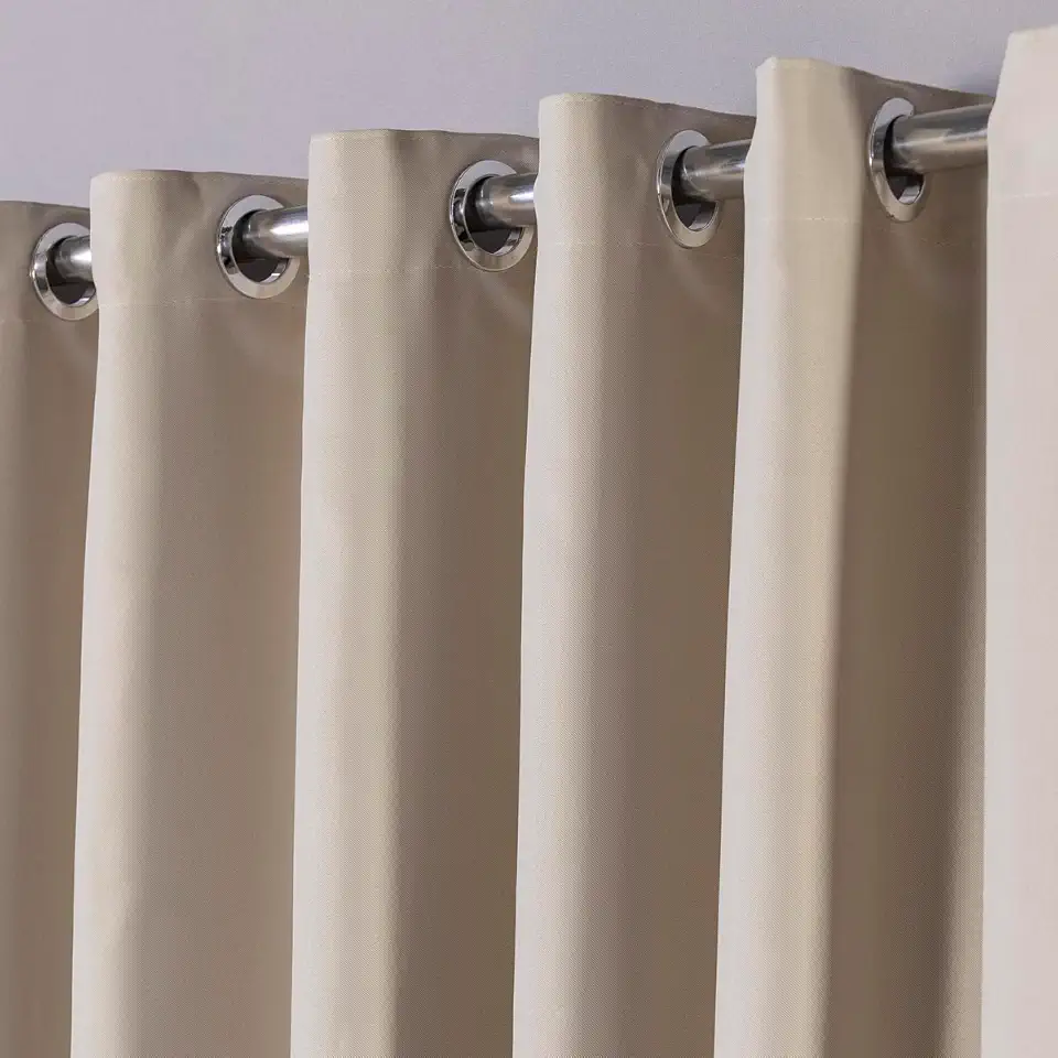 Cortina Blackout Tecido Para Sala, Quarto, Escritório 3,00 m x 2,80 m Corta 100% a Luz (Palha)