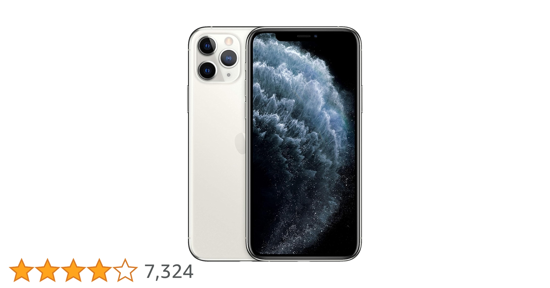 Apple iPhone 11 Pro Max, 256GB, Silver - Fully Unlocked