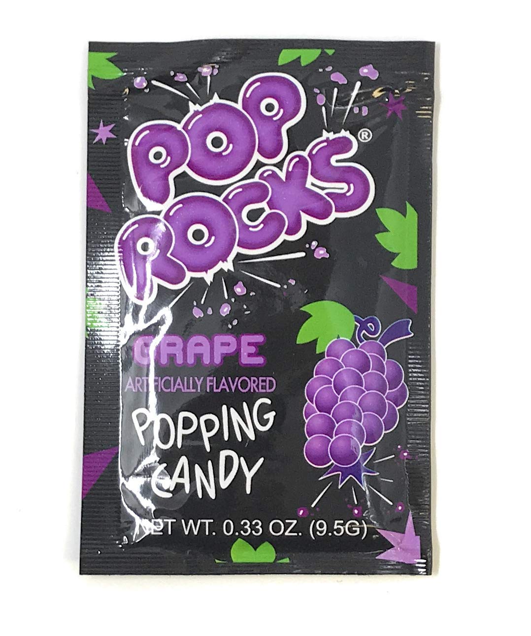 Pop Rocks Candy Variety 20 Pack 4 Flavor Assortment Strawberry, Cherry, Watermelon, Grape