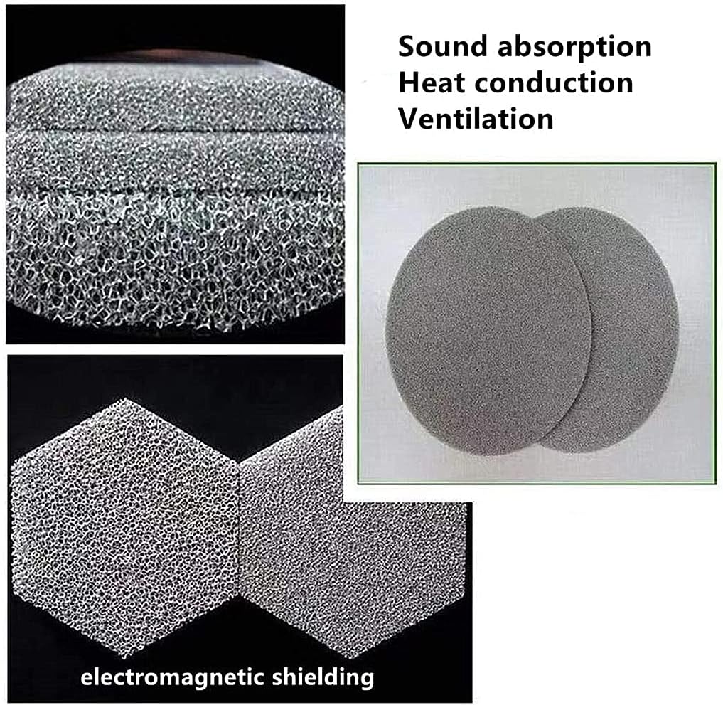 5 Pieces (50×50×5mm) Foam Nickel,Nickel Foam Super Capacitor-Specific Ni-Foam, Battery-Grade Foam Nickel (110ppi)