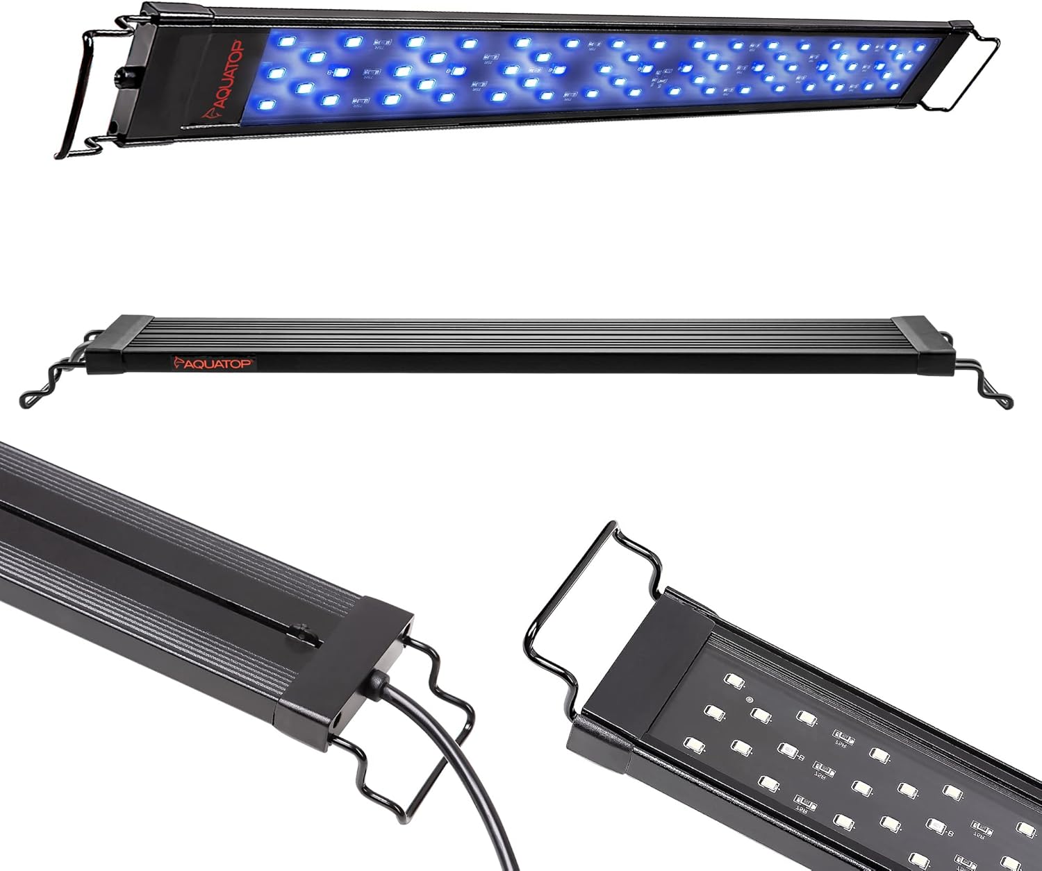 Aquatop SkyAqua Blue LED Aquarium Light - Actinic Spectrum, Fits 18-24-Inch Tanks, UL & CSA Listed, Natural Moonlight Illumination