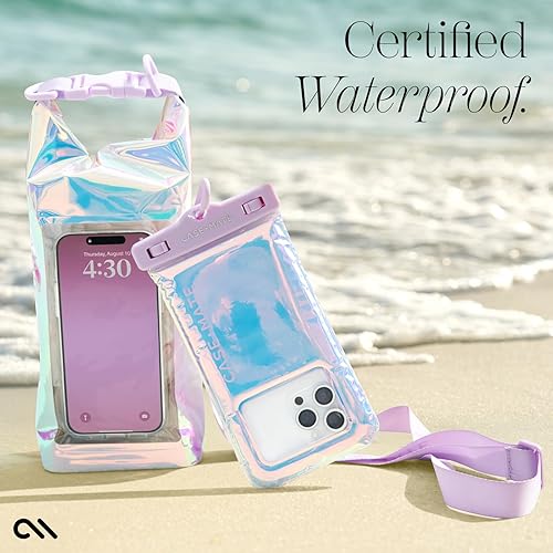 Miniatura 2 de Case-Mate IP68 Bolsa seca impermeable 2L - Mochila enrollable con funda para teléfonobolsa de navegación y kayak, accesorios esenciales para