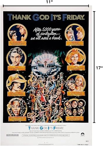 Miniatura 2 de Posterazzi Póster impreso con texto en inglés "Thank God It'S Friday U" (11 x 17)