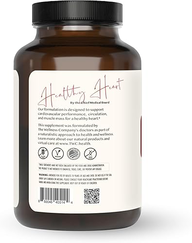 Miniatura 2 de The Wellness Company Suplemento de fórmula saludable para el corazón  120 cápsulas de suministro de 2 meses  D-ribosa y taurina para promover la