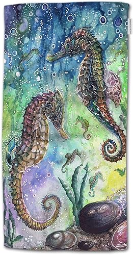 Miniatura 4 de HGOD DESIGNS Giraffes - Toallas de mano con diseño de animales de dibujos animados salvajes África Safari, grupo alto abarrotado, zoológico, toalla