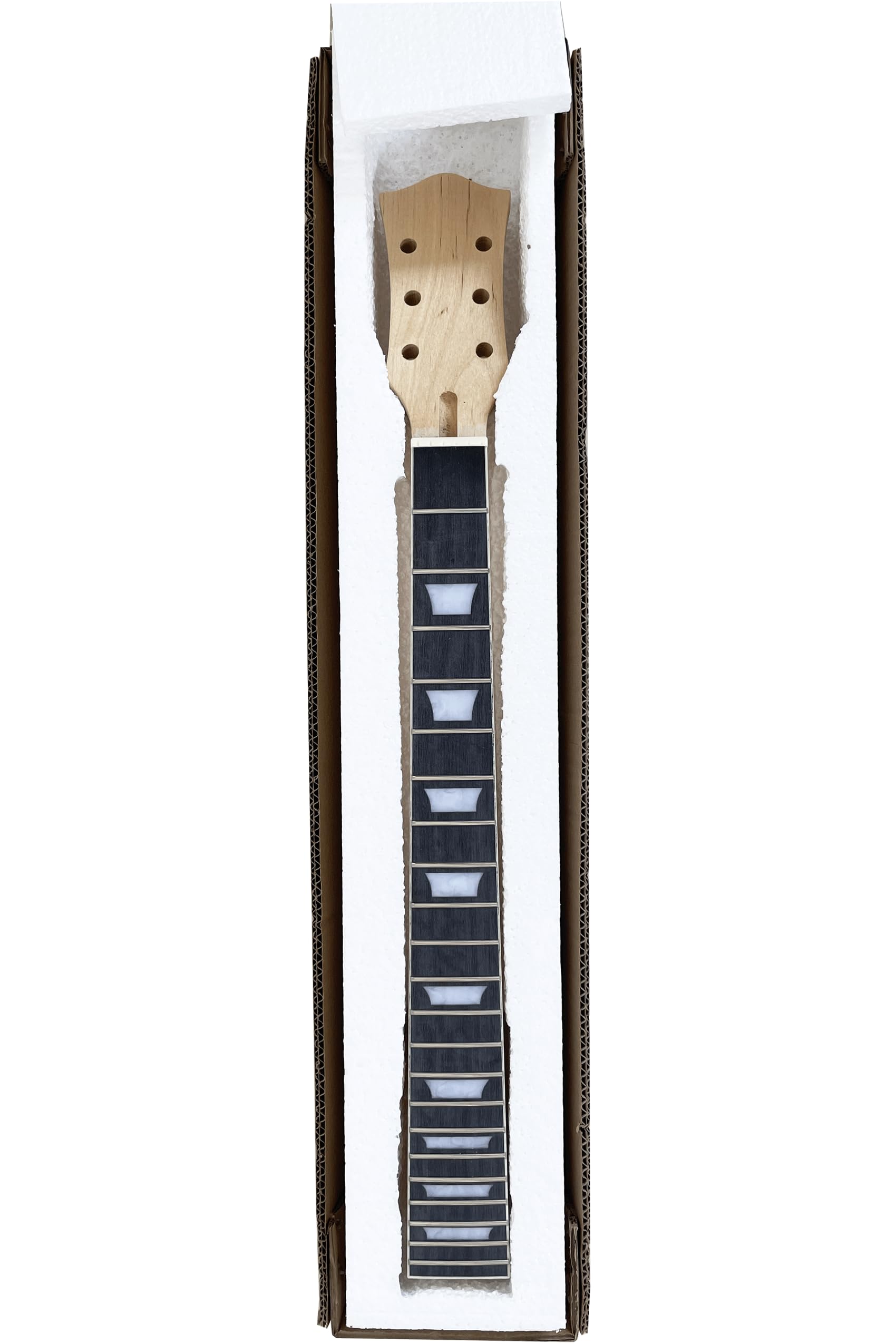 Electric Guitar Neck For Gibson LP Style - Maple With Rosewood Fretboard, 22 Frets, Trapezoid Inlays