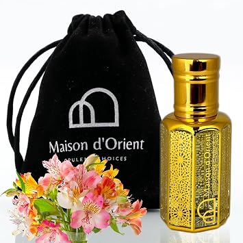Lily Inferno Perfume Oil 12 mL Captivating Floral Oriental with Tiger Lily Amber and Vanilla. Alcohol Free Long Lasting Oil, Compliment Magnet