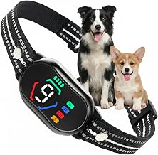 Anti Bark Collar for Dogs, Beep & Vibration, 5 Adjustable Sensitivity, Dog Barking Collar, IP67 Waterproof - Bark Collars for Large Medium Small Dogs, Black