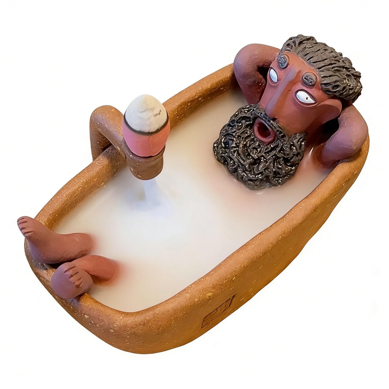 Zbiianxer A Resin Bathroom Figurine Incenses Burners Tabletop Display Decorative Ornament For Modern Interior Styling Gift Creative Resin Sculpture