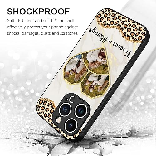 Miniatura 56 de Fundas de teléfono personalizadas para papá y niños, huellas compatibles con iPhone 15, 14, 13, 12, 11 Pro Max, Samsung Galaxy S23 S22 S21 S20