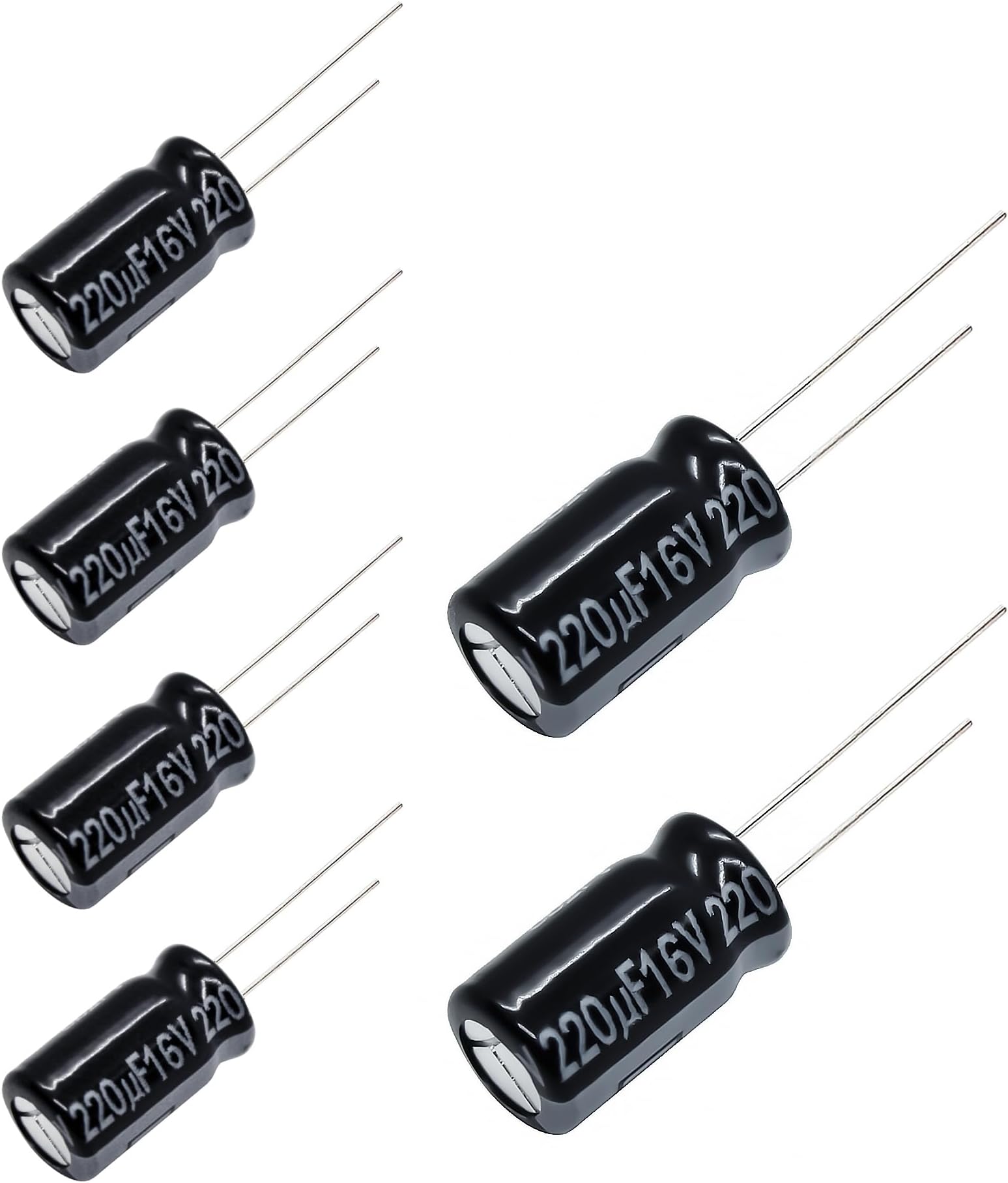 Replacement for 6 pcs Panasonic FR Series Capacitors 16V 220uf Ultra Low ESR