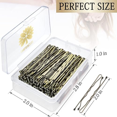 Miniatura 10 de KANPRINCESS Kit de 100 horquillas para el cabello de 2 pulgadas, pinzas para el cabello de sujeción segura, pinzas para el cabello para mujeres y