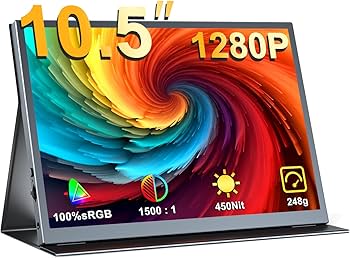 EVICIV モバイルモニター Amazon.co.jp: モバイルモニター 10.5インチ EVICIV ポータブル