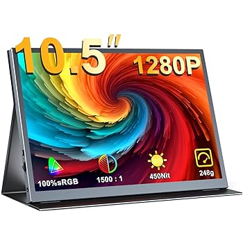 新品【EVICIV】Portable monitor 10.5インチ Amazon.com: EVICIV Portable Monitor Touchscreen 15.6 FHD