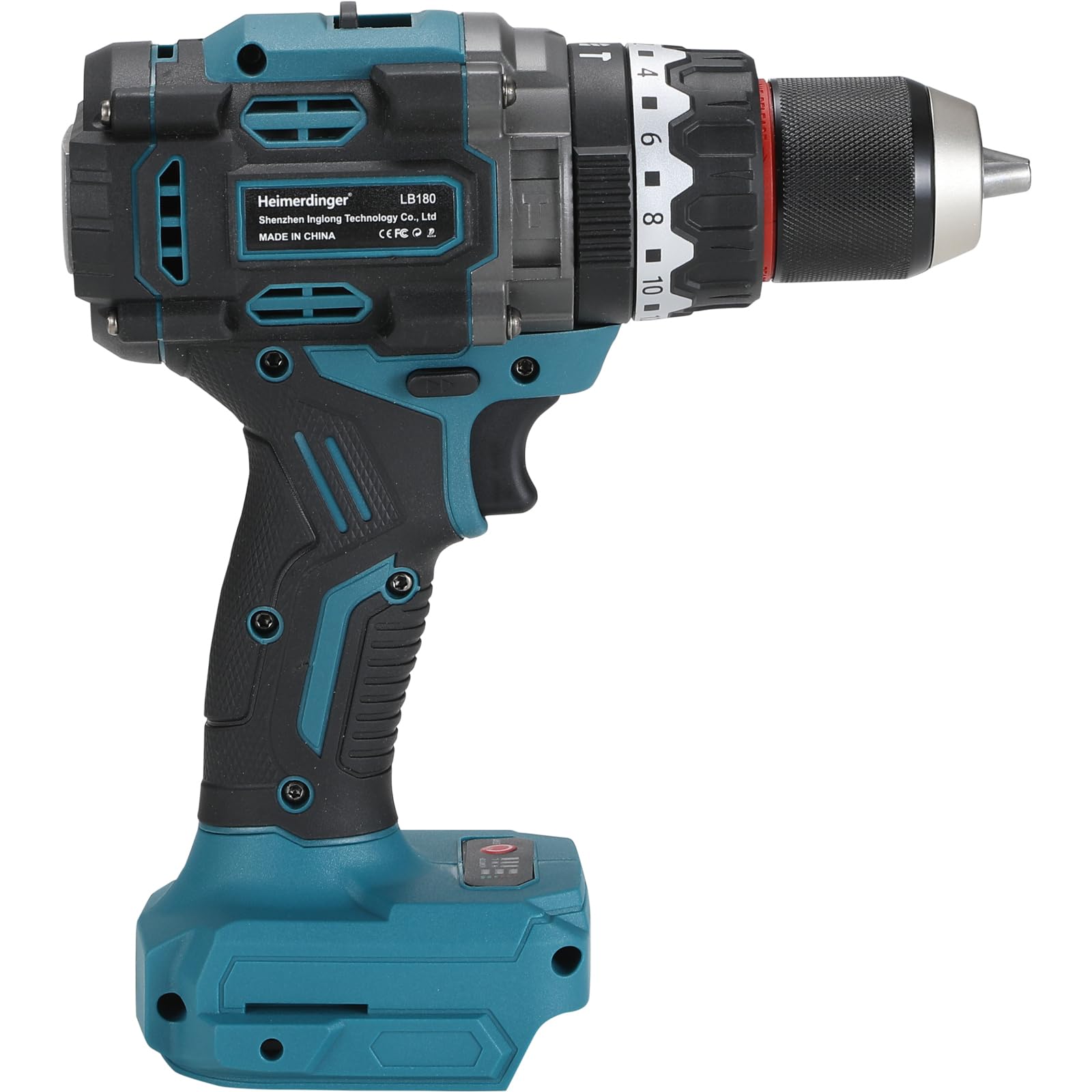 13MM Bürstenloser Akku Bohrschrauber für Makita 18V Akku, 160 Nm Elektrischer Schlagschrauber, Gyrosensor-Anti-Twist-Schutz