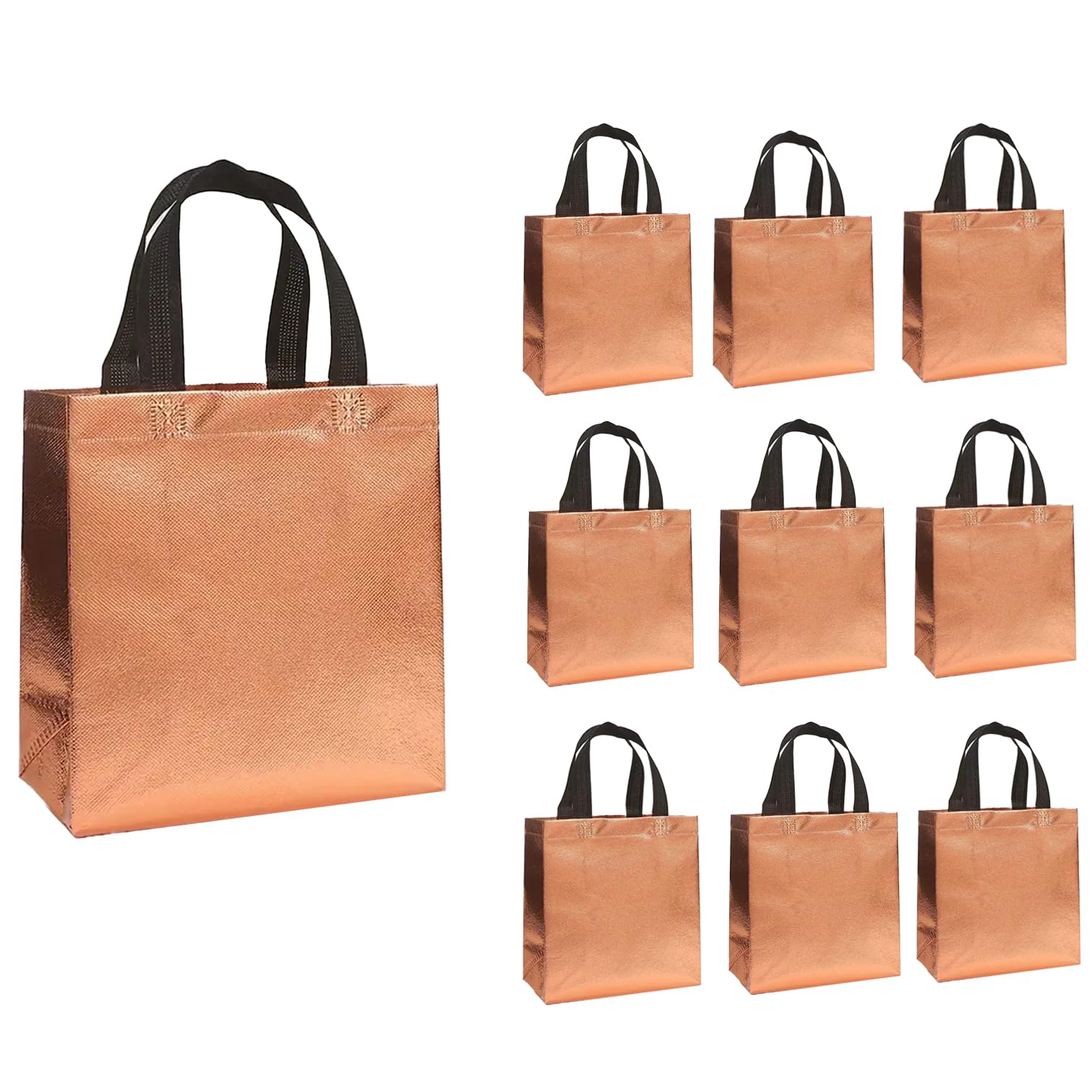 Anbali - Gift bags for wedding | Return gift bags for kids | Bags for packing gift (copper, Pack of 10)