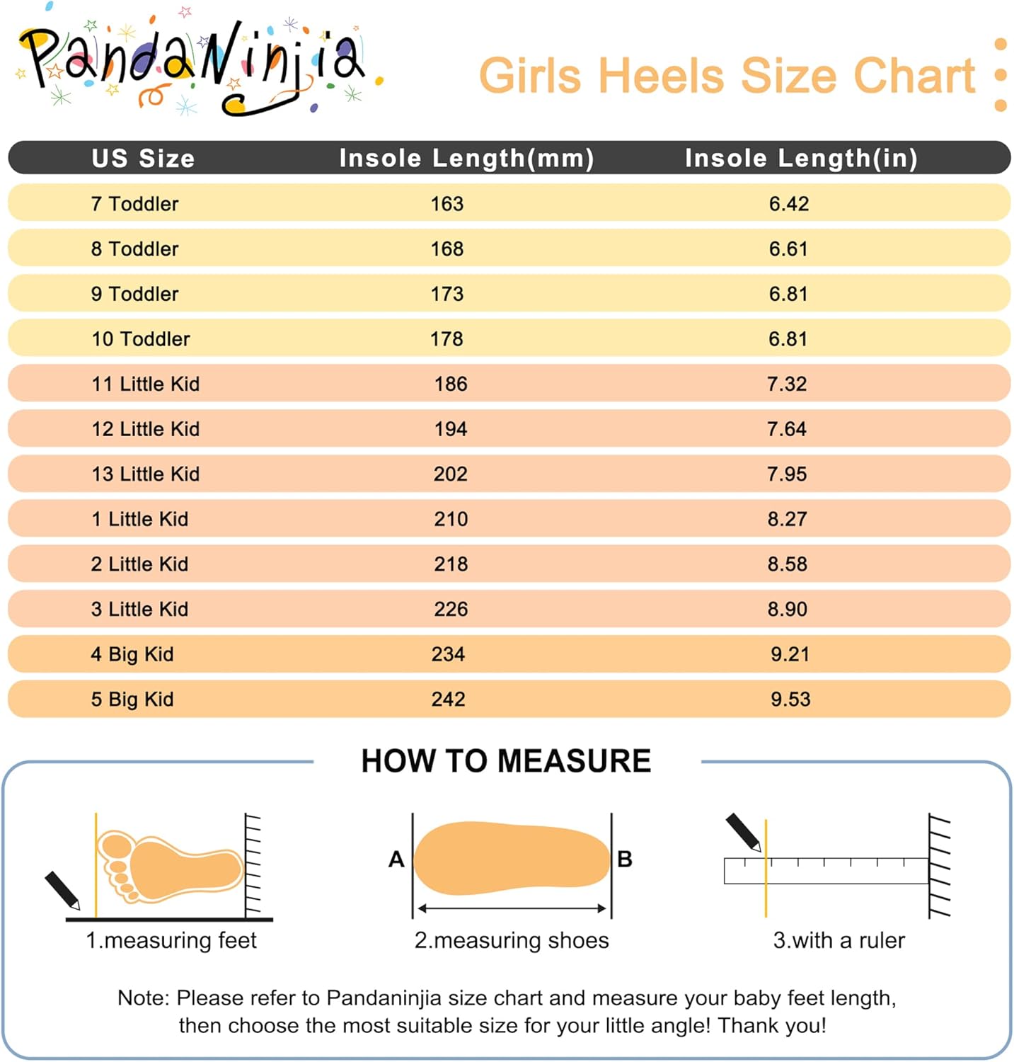 PANDANINJIA Molly Girls Dress Shoes Mary Jane Heels Flower Wedding Party Back to School Pump Shoes for Toddler Little Kid - Image 6
