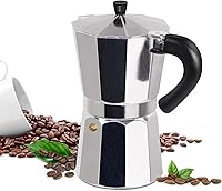 Vista 10 de olla de moka de 12 tazas de aluminio de 600ml, cafetera italiana para estufa, cafetera de expreso para cafeteras moka, percolador de café mocha
