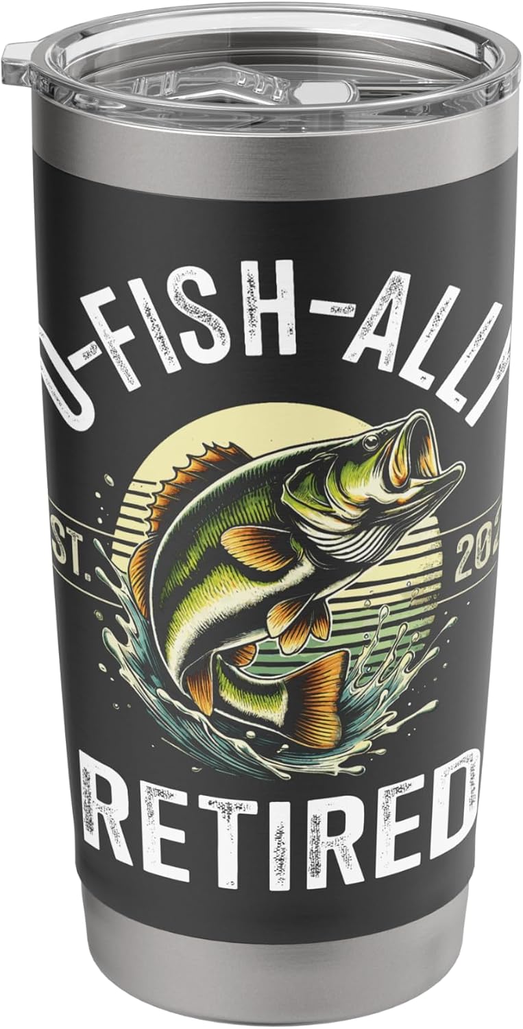 O-Fish-Ally Retired 2026 for fisherman fishing retirement Stainless Steel Insulated Tumbler
