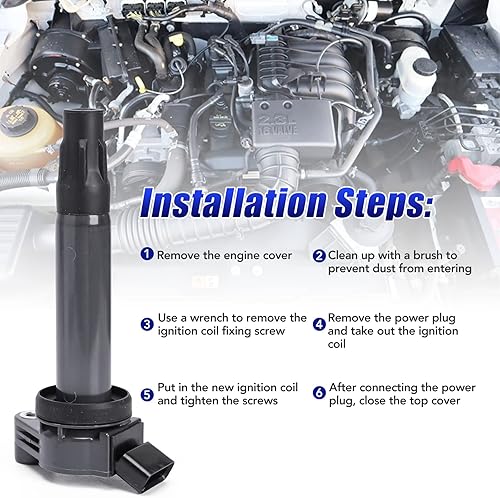 Miniatura 5 de Juego de 6 bobinas de encendido para Toyota Sienna Highlander Solara Lexus RX330 ES330 RX 330 ES 330 ES 330 bobinas 3.3L sustituye a UF506