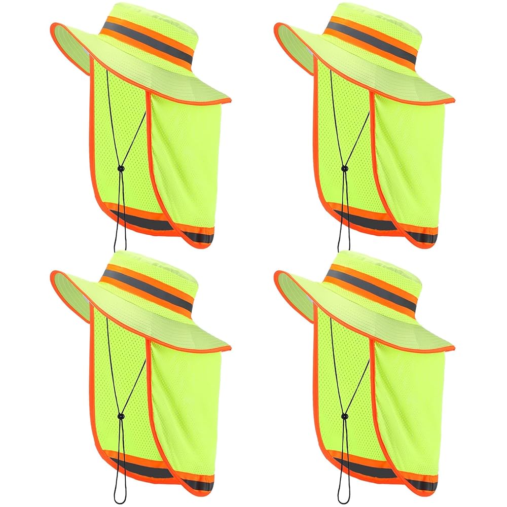 Amazon.com: Liitrsh 4 Pcs High Visibility Reflective Sun Hat