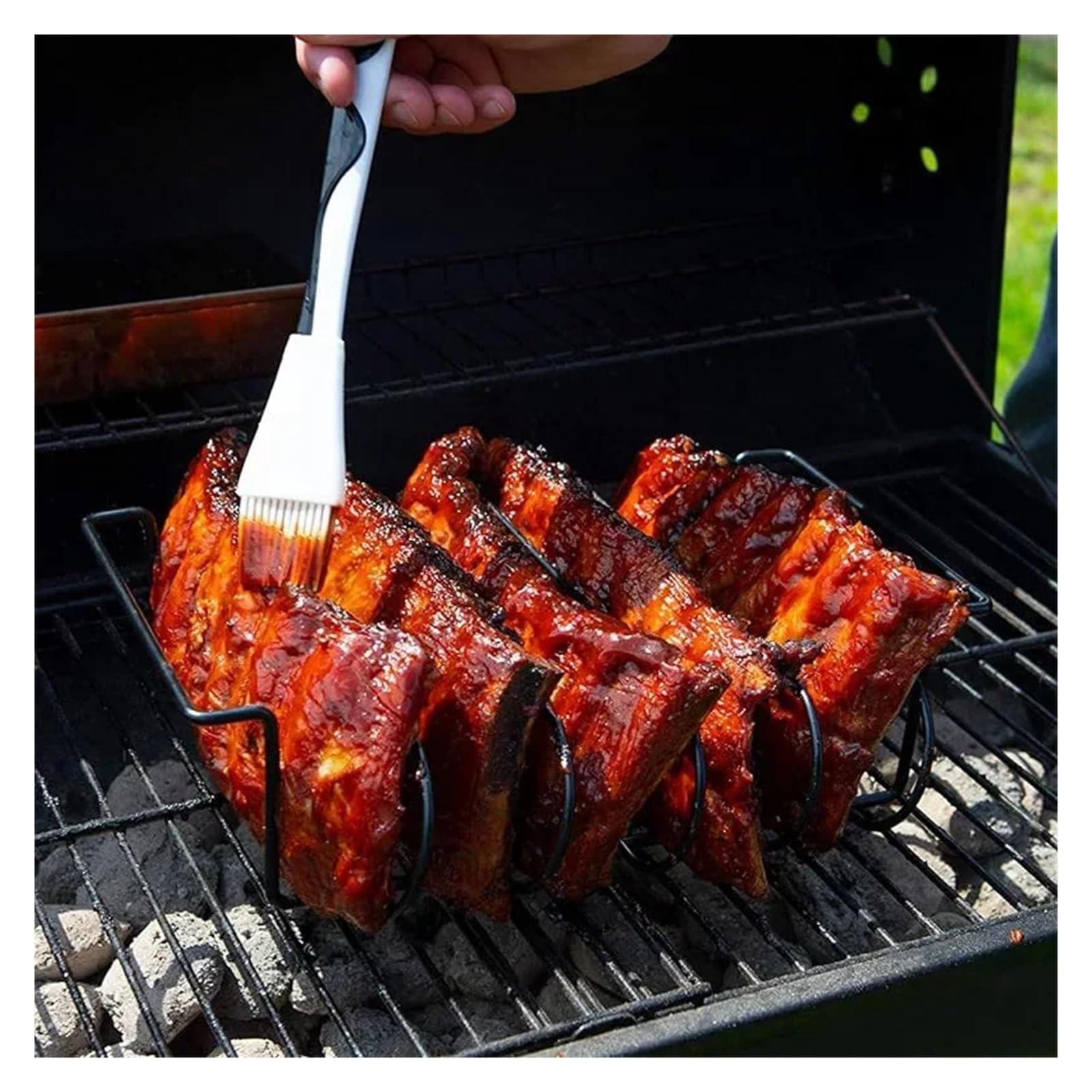 Generico Griglia for bistecche, griglia for Barbecue, Antiaderente, Rete, costolette, Attrezzi da Esterno