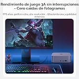Beelink SER9 Max Mini PC, AMD Ryzen R7 260 (8C/16T jusqu'à 5.1 GHz), 32 Go de RAM DDR5, 1 to SSD, Mini-Ordinateur 4K à 240 Hz, Triple écran HDMI/DP/USB 4, BT5.2, Wi-FI 6, LAN 10 Gbps - 6