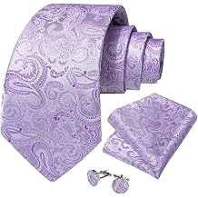Silk Men Neckties Men's Tie Set Business Wedding Accessories Necktie Pocket Square Cufflinks Groomsman Gift