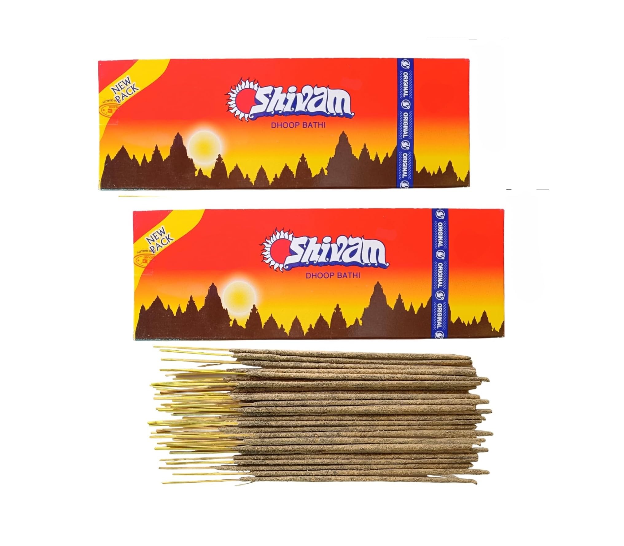 Pack of 2 (80g Sticks Per Pack) Shivam Dhoop Bathi Incense Sticks Agarbattis for Daily Rituals, Extra Freshness, Home Temple Worship, Spiritual Growth, Purification, Atmosphere Positive Energy-picture-22