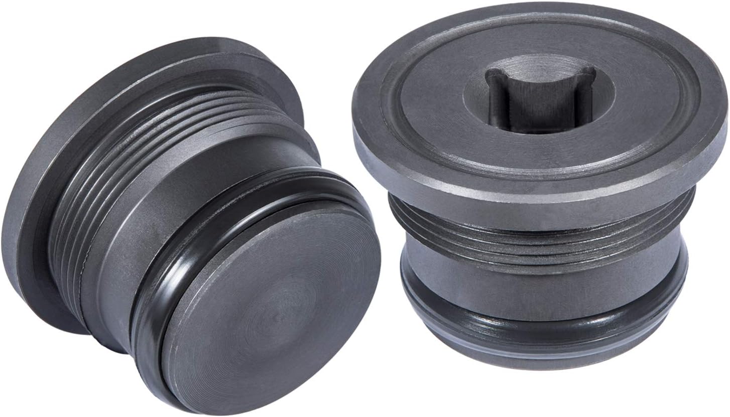 Yoursme Oil Supply Rail End Oil Gallery Plug & Seal 4C3Z-6026-CA for 1994-2003 7.3L Ford Powerstroke (Set of 2)
