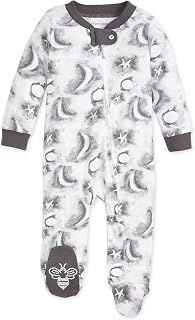 Baby Boy baby-boys Sleep and Play Pjs, 100% Organic Cotton One-piece Zip Front Romper Jumpsuit Pajamas