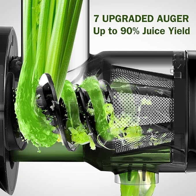 Extractor Jugos Prensado Frío 3 en 1 Motor Silencioso Fácil Limpieza miniatura 3