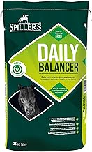SPILLERS Daily Balancer Horse Feed 15KG, Mint & Rosemary – Contains Vitamins, Minerals and Biotin – Provides Balanced Diet for Horses and Ponies – No Added Iron – Supports Hoof Health