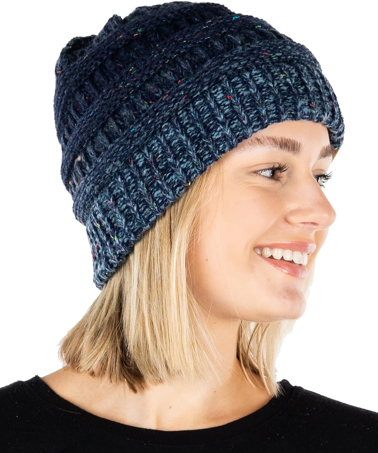 Funky Junque Confetti Knit Beanie - Rust at  Women’s Clothing store