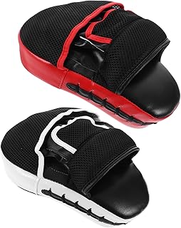 BESPORTBLE 1 Par Almofadas De Alvo De Boxe Almofada De Kung Fu Almofada De Treinamento De Taekwondo Almofada De Boxe Acessórios De Treinamento Mma Luvas De Treinamento De Mão Luvas De Boxe