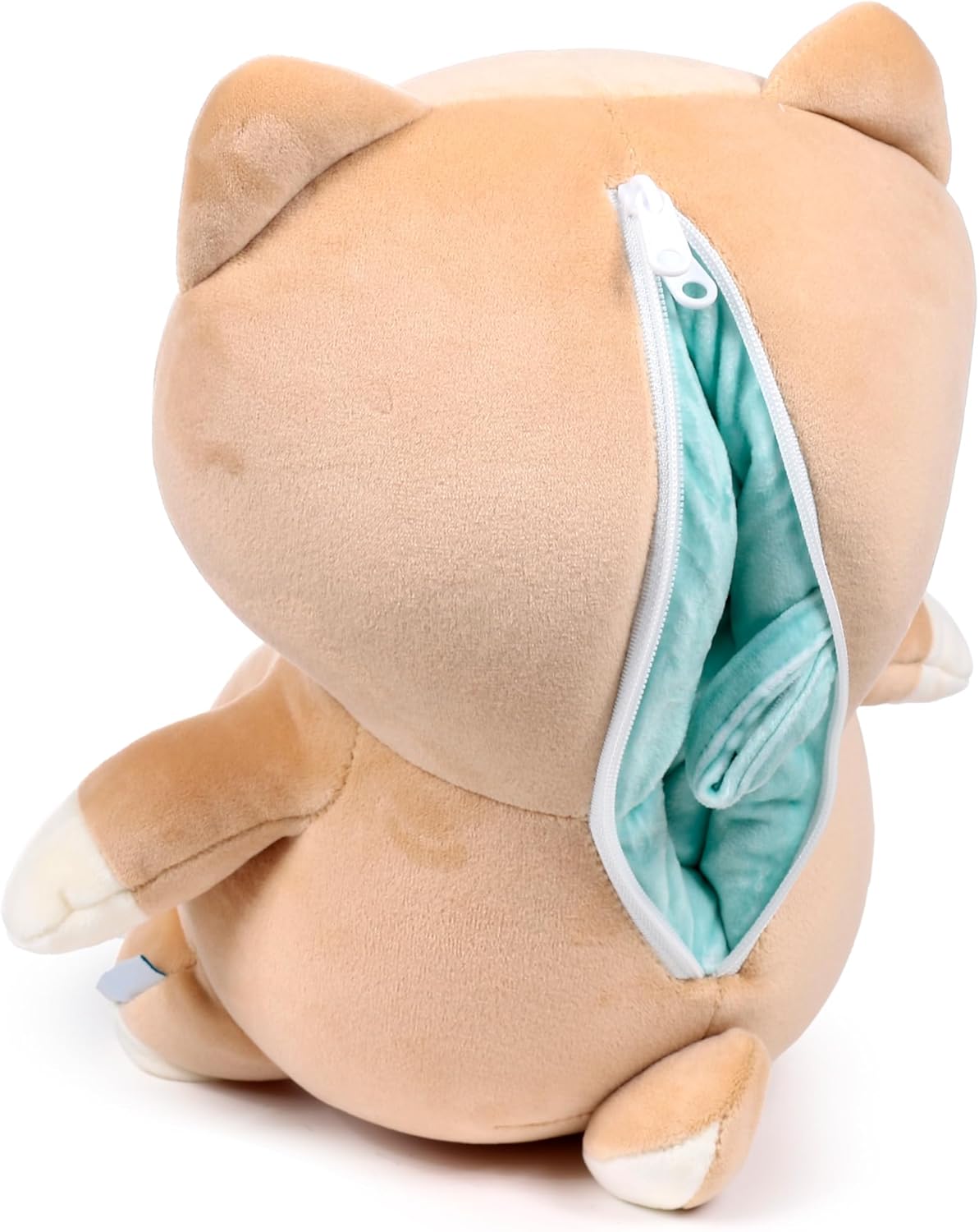 2-in-1 Swapseazzz Travel Pillow and Plush Toy - Adoramals Shuggs the Shiba Inu