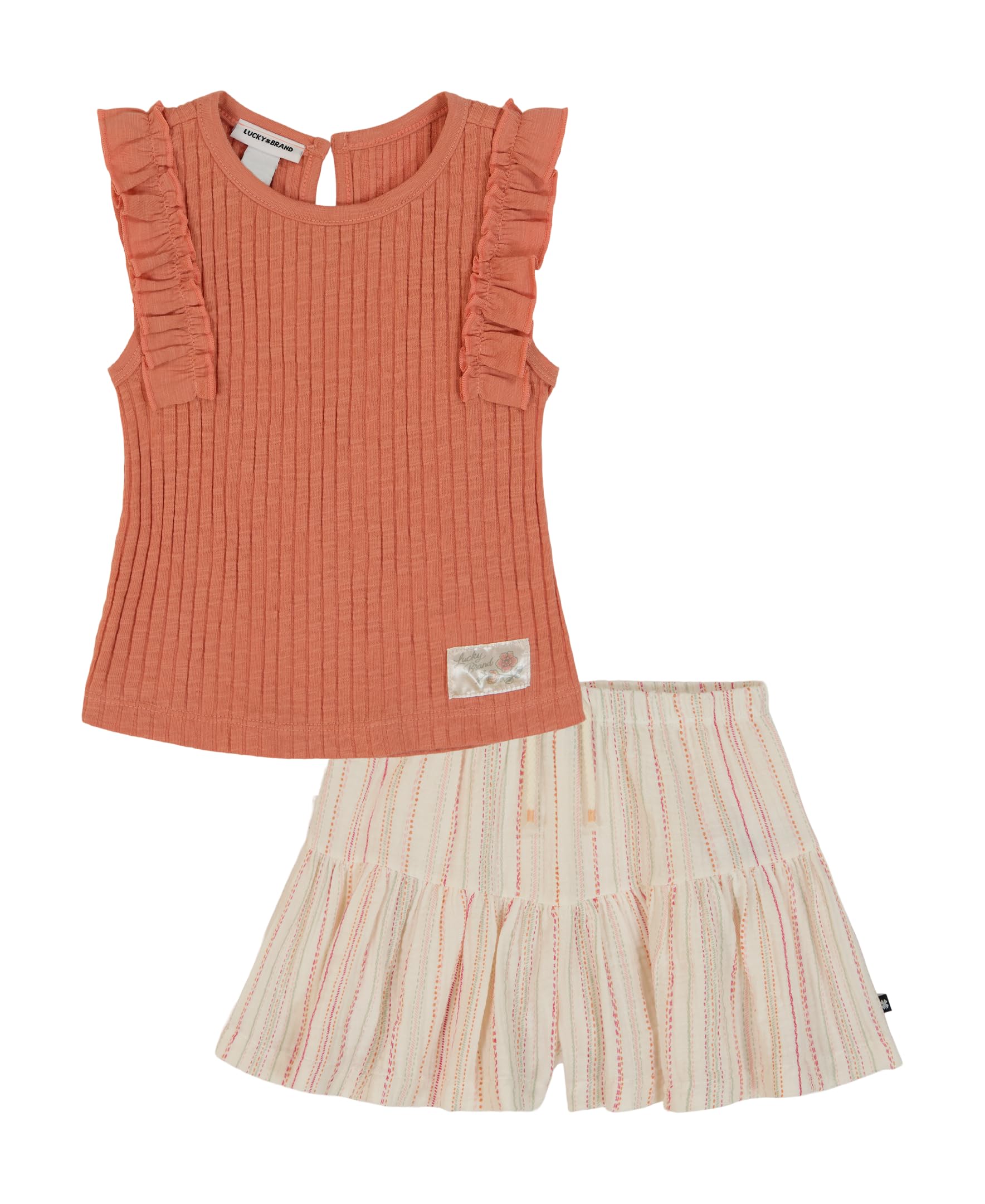Lucky Brand Mädchen 2pc Short Set Kurzes Set