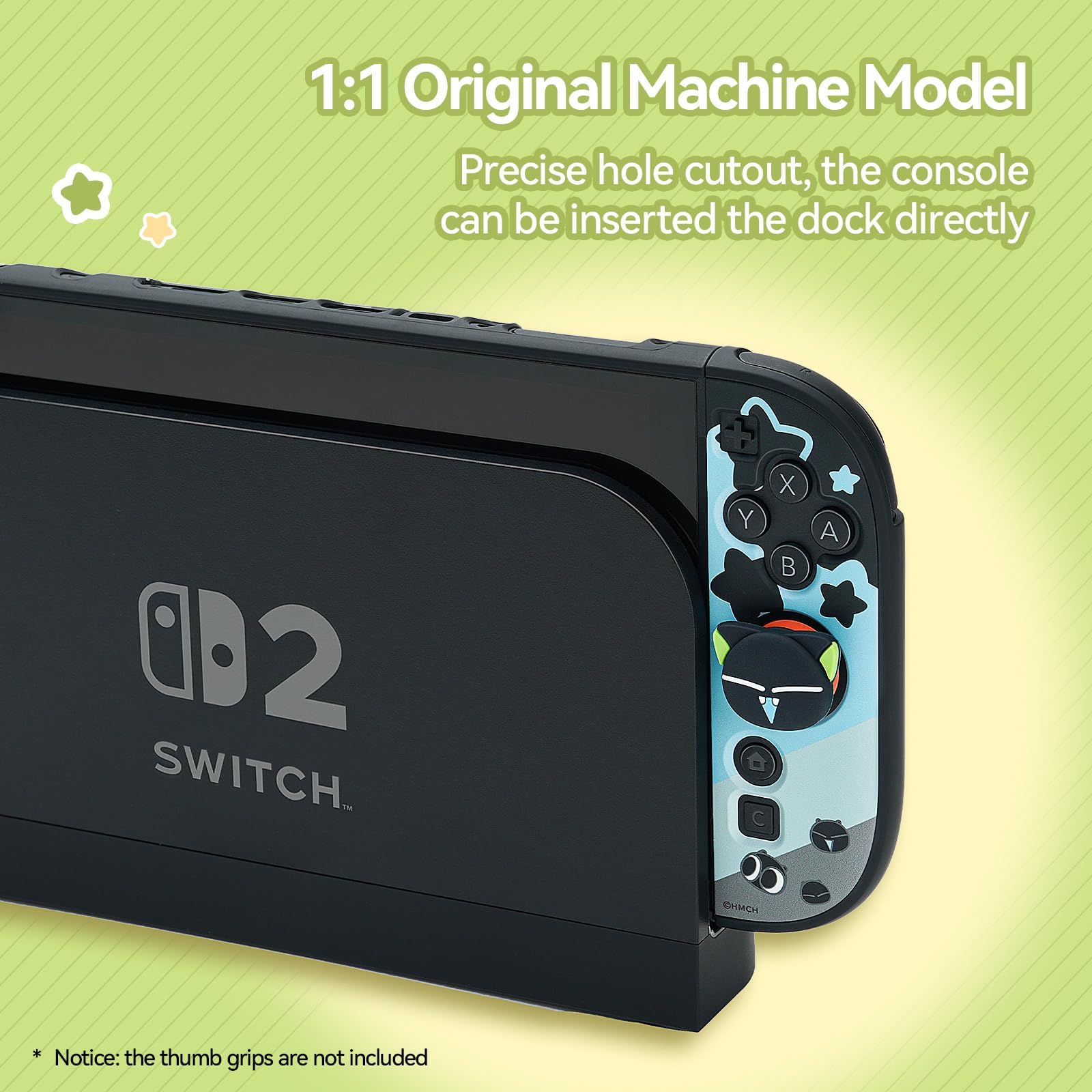 GeekShare Schutzhülle kompatibel mit Switch 2, Harte PC-Hülle, schlank, andockbar, kompatibel mit Switch 2025 Spielkonsole und Joystick-Controllern – Die HEI-Serie
