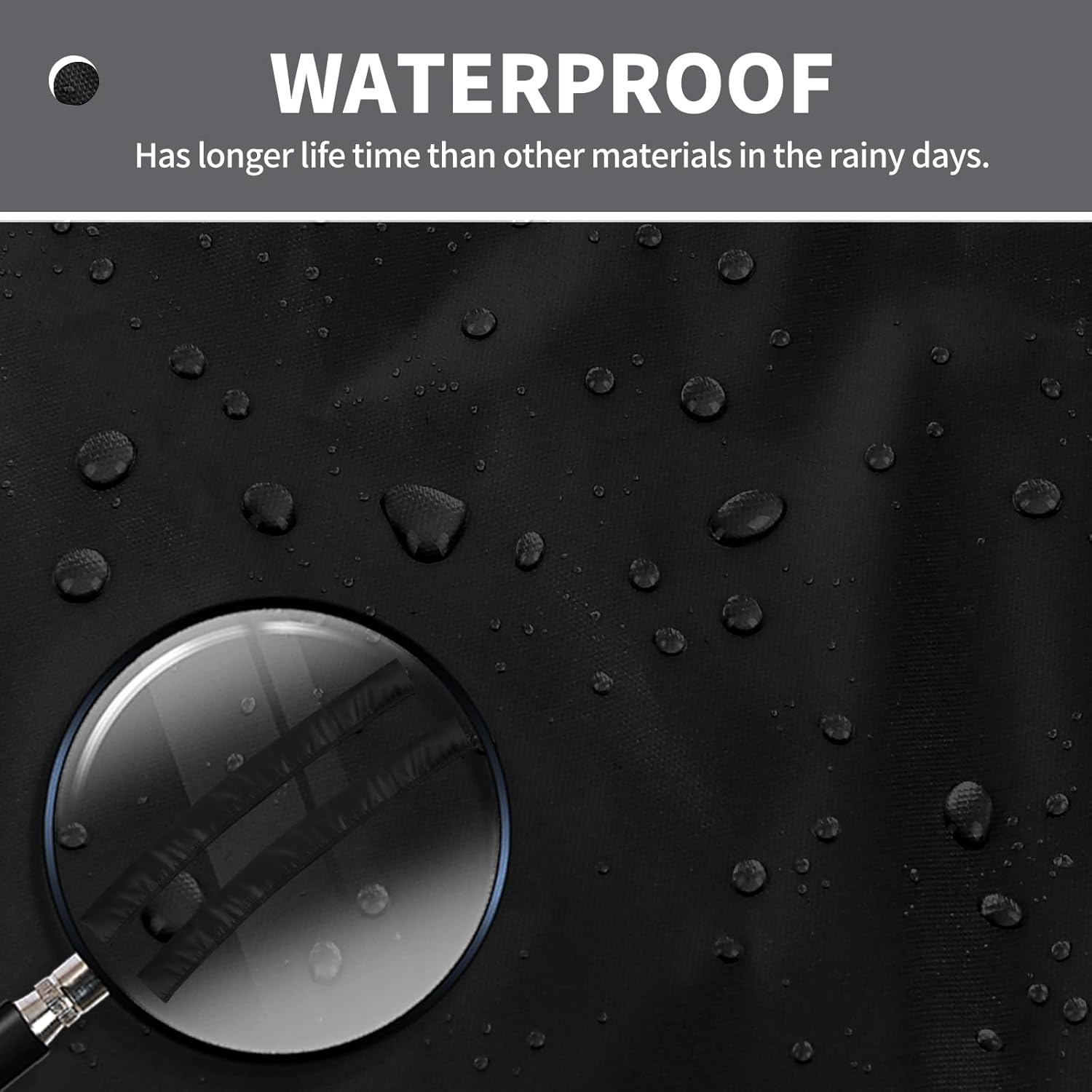 Winter-Proof RV Wiper Cover (Black) - Oxford Cloth for Class A Motorhomes - Waterproof, Sun Protection, Insulated to Prevent Ice & Snow Buildup