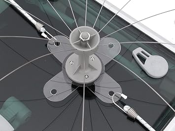 Bird Barrier Boat Base for Daddi Long Legs Bird Deterrent, Bungee Mount
