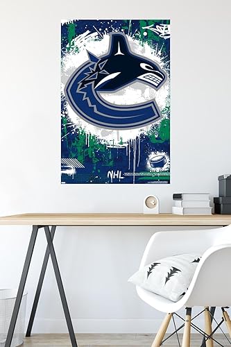Miniatura 5 de Trends International NHL Vancouver Canucks - Póster de pared con logotipo Maximalist 23