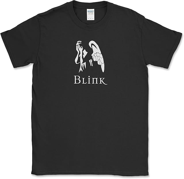 Men's Weeping Angel T-Shirt Black (L)
