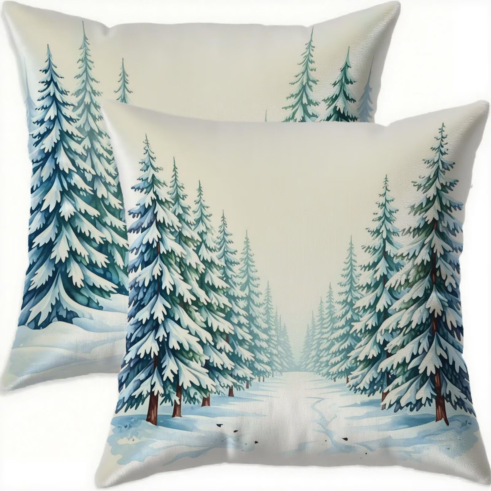 Housse coussin 60x60cm imperméable pour votre salon de Noël