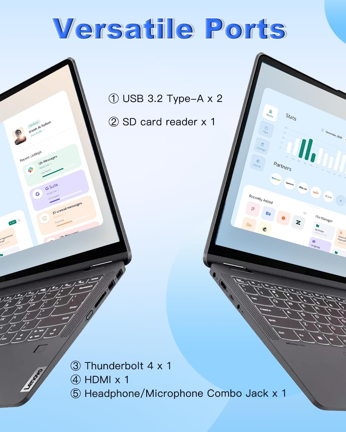 Lenovo IdeaPad Flex 5i 2-in-1 Laptop - 14" FHD Touchscreen, Intel 10-Core i5-1235U, 8GB RAM, 512GB SSD, Intel Iris Xe Graphics, Backlit KB, Fingerprint, Win 11 Pro, w/Accessories